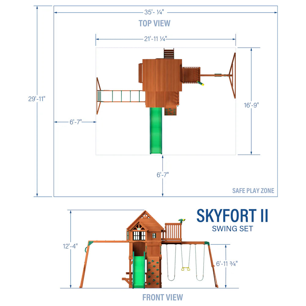 Skyfort II Swingset